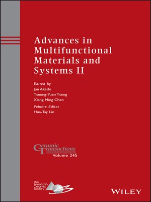 cover image of Advances in Multifunctional Materials and Systems II